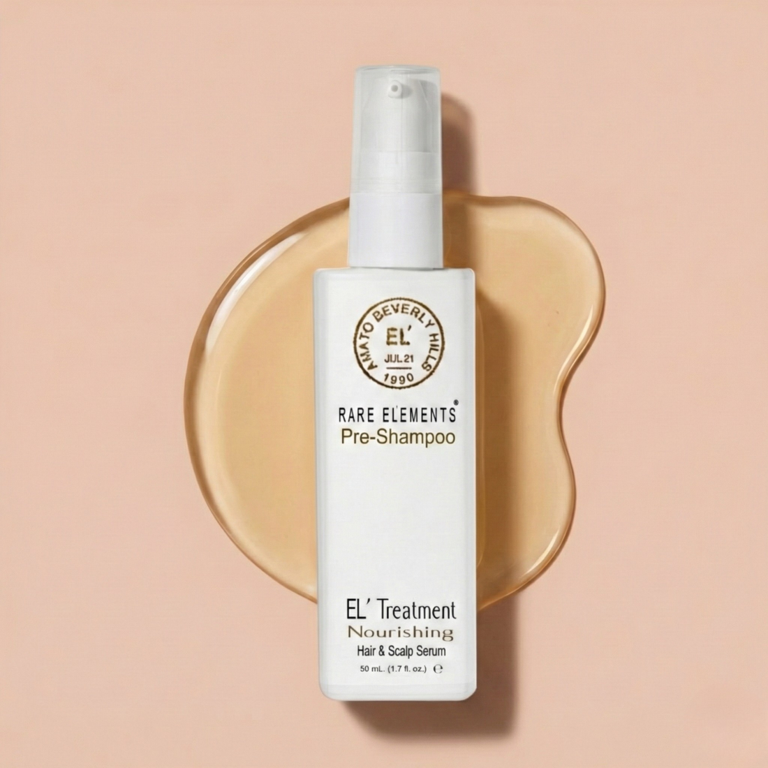 Image of Rare Elements Hair and Scalp Serum for dry, damaged hair.